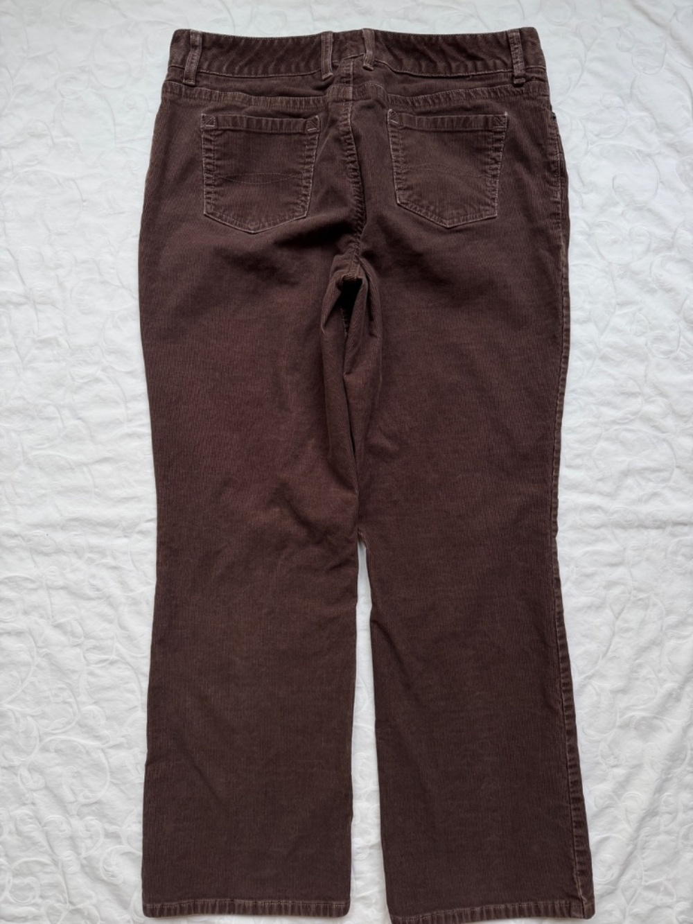 Women’s L.L. Bean Corduroy Brown Tan Purple Bundle Sz 12 - Picture 3 of 12